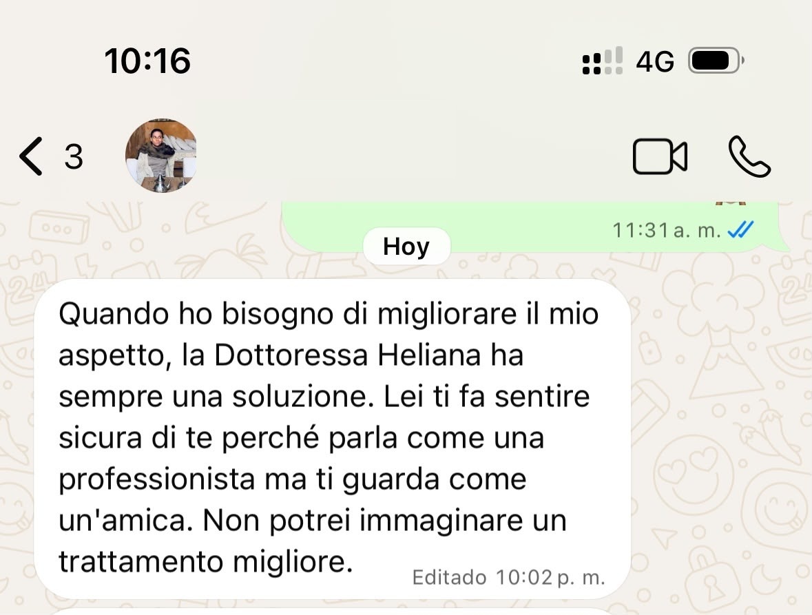 Testimonio de paciente sobre su experiencia y resultados en Vida Bella